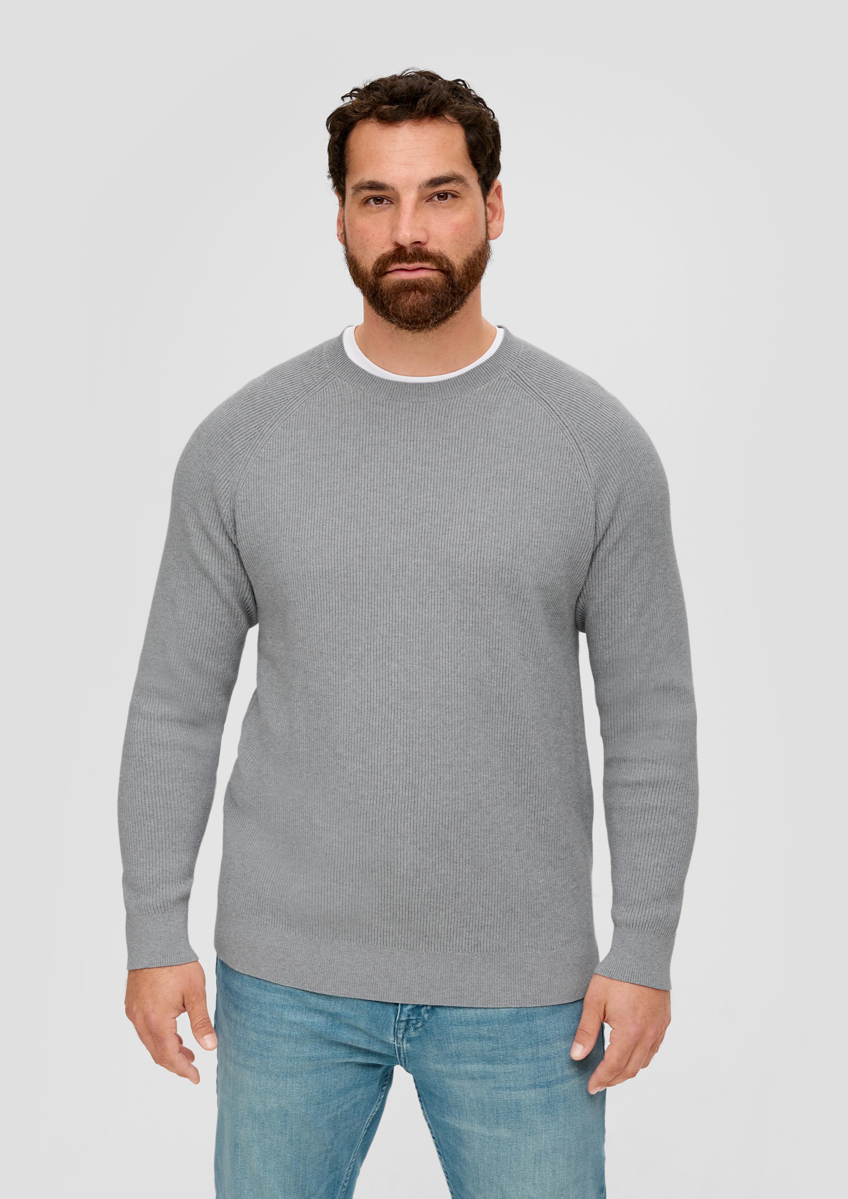 Feinstrickpullover aus Baumwolle  2139553-9700