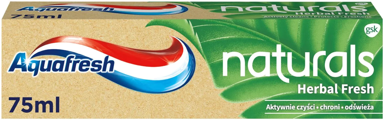 Aquafresh Naturals Herbal Gresh Tandpasta