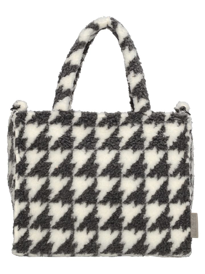 Beagles Henkeltasche in Weiß/ Schwarz - (B)27 x (H)22 x (T)10 cm günstig kaufen onesize