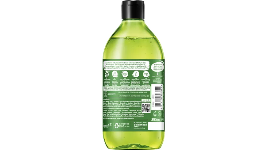 NATURE BOX Duschgel Sanft Avocado-Duft 385 ml 385 ml