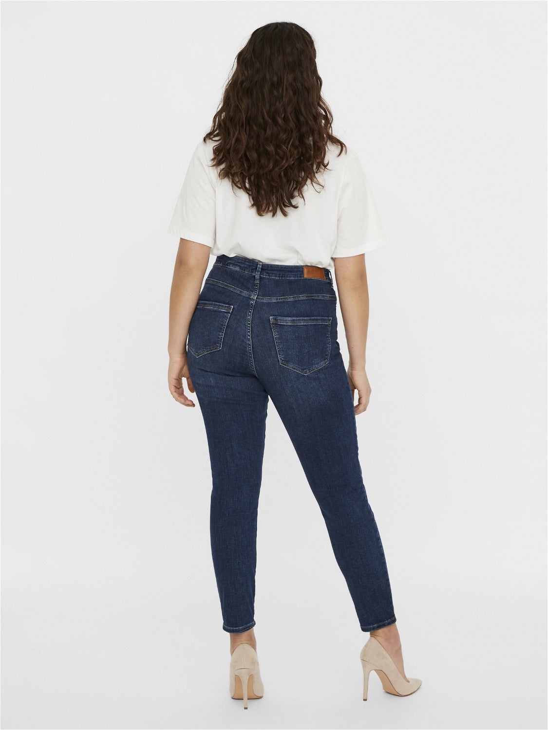 VMSOPHIA Hohe Taille Slim Fit Jeans