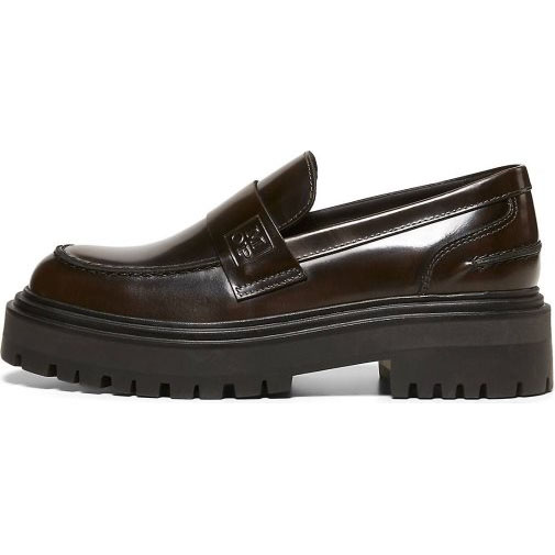 Marc O'Polo Chunky-Loafer aus poliertem Kalbleder