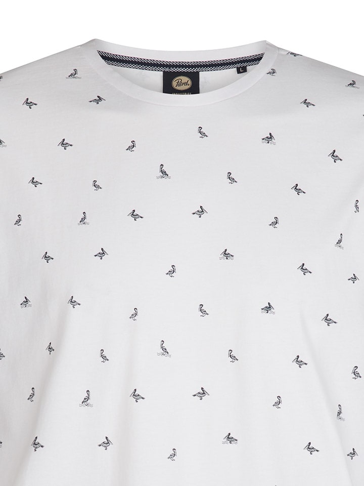 Petrol Shirt in Weiß günstig kaufen