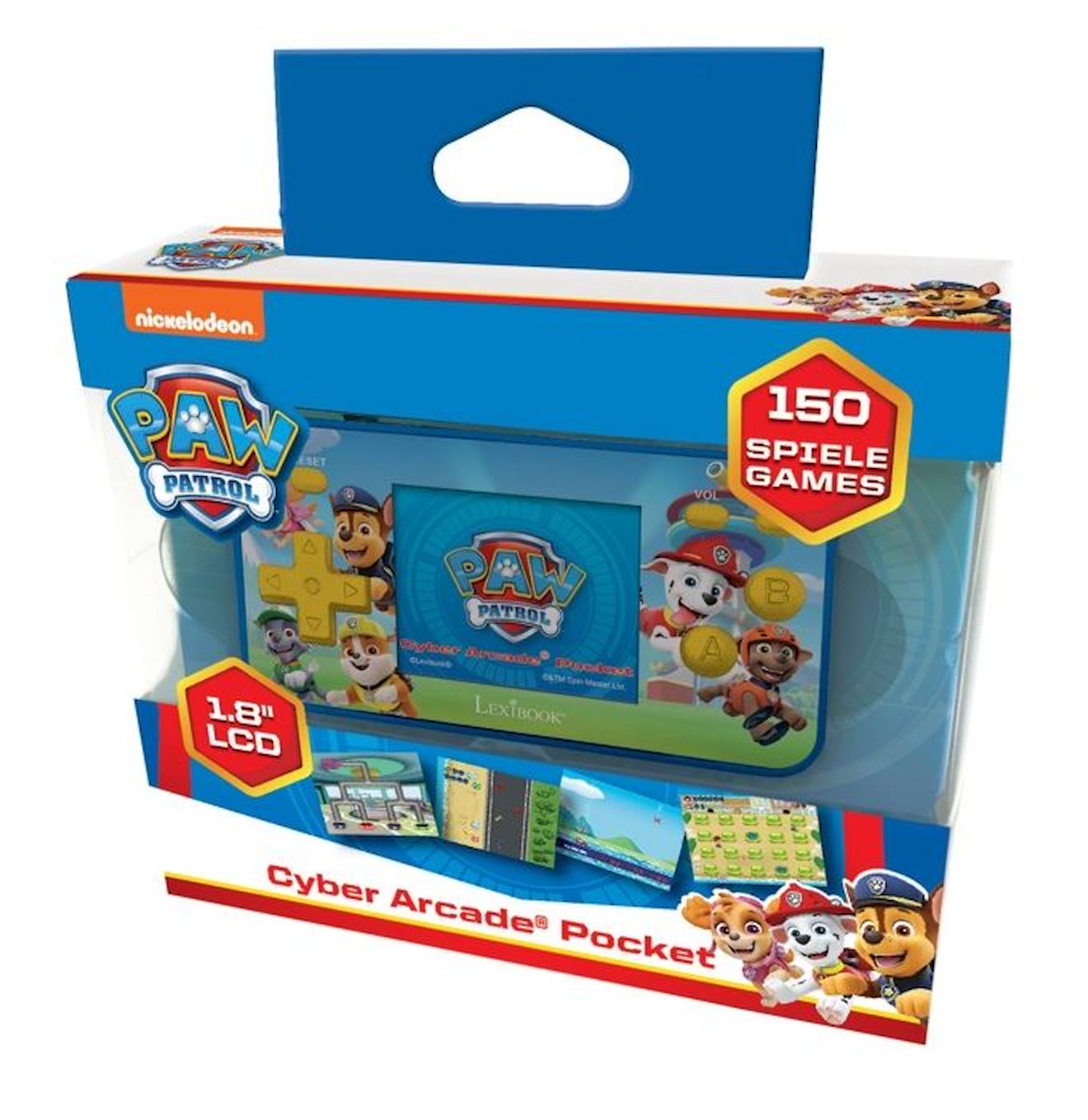 Console portable Cyber Arcade® Pocket Pat’ Patrouille – écran 1.8'' 150 jeux dont 10 Pat’ Patrouille bleu