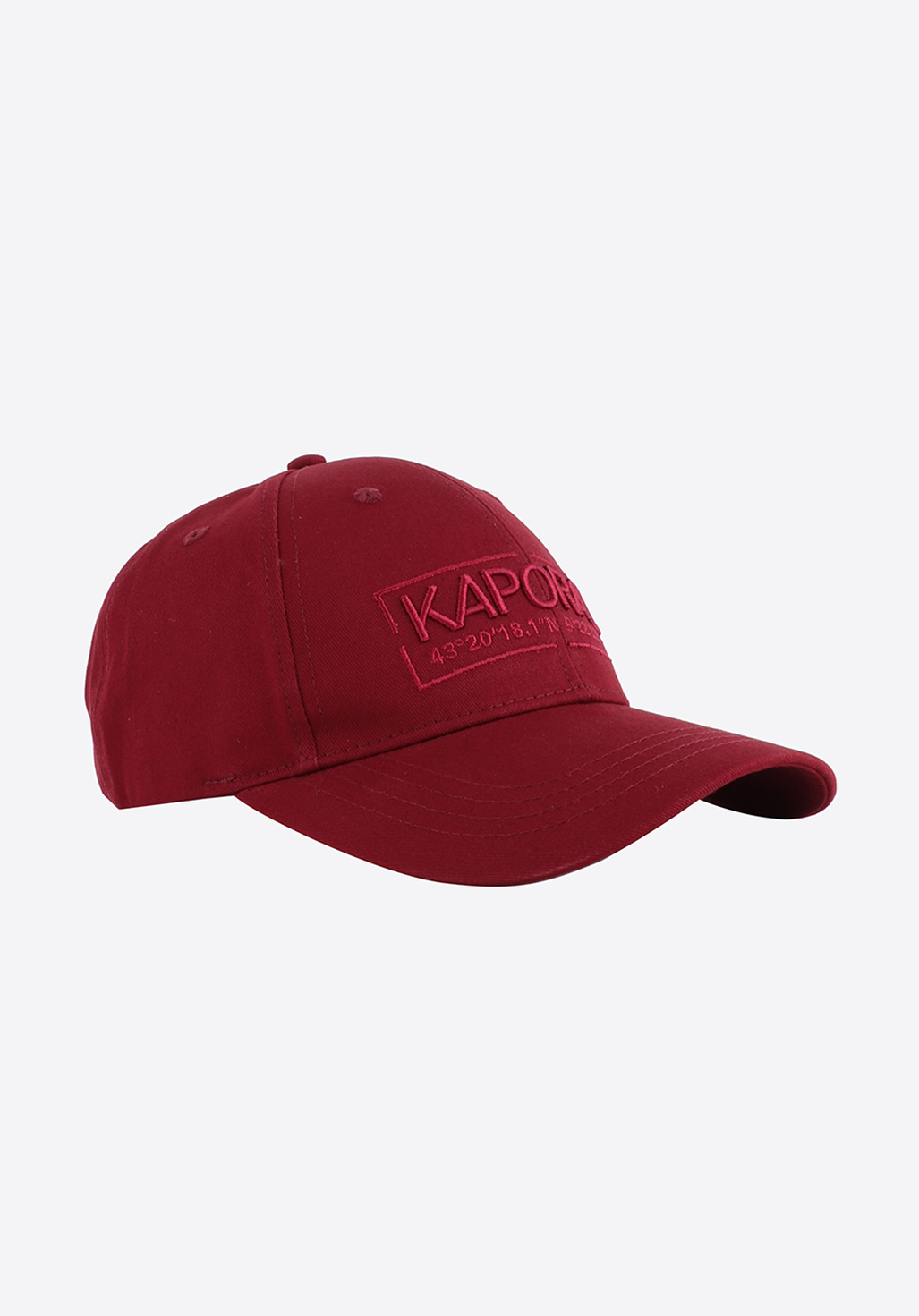 VALDE  Casquette bordeaux homme 100% coton