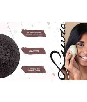 Luvia Konjac Schwamm Set Vol. 1 Gesichtsschwamm-3 Stk