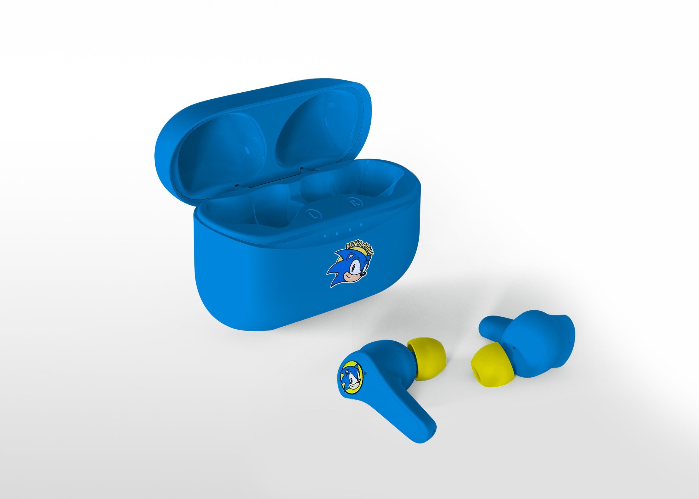 OTL Sonic the Hedgehog Bluetooth 5.0 Kinderkopfhörer mit Ladebox Bluetooth-Kopfhörer (Bluetooth, True Wireless)