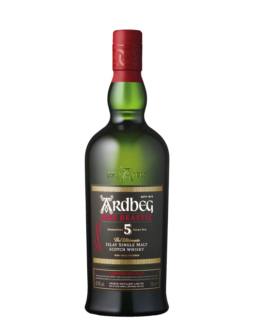 Islay Single Malt Scotch Whisky 5 Years Old Wee Bestie Ardbeg 0,7 ℓ
