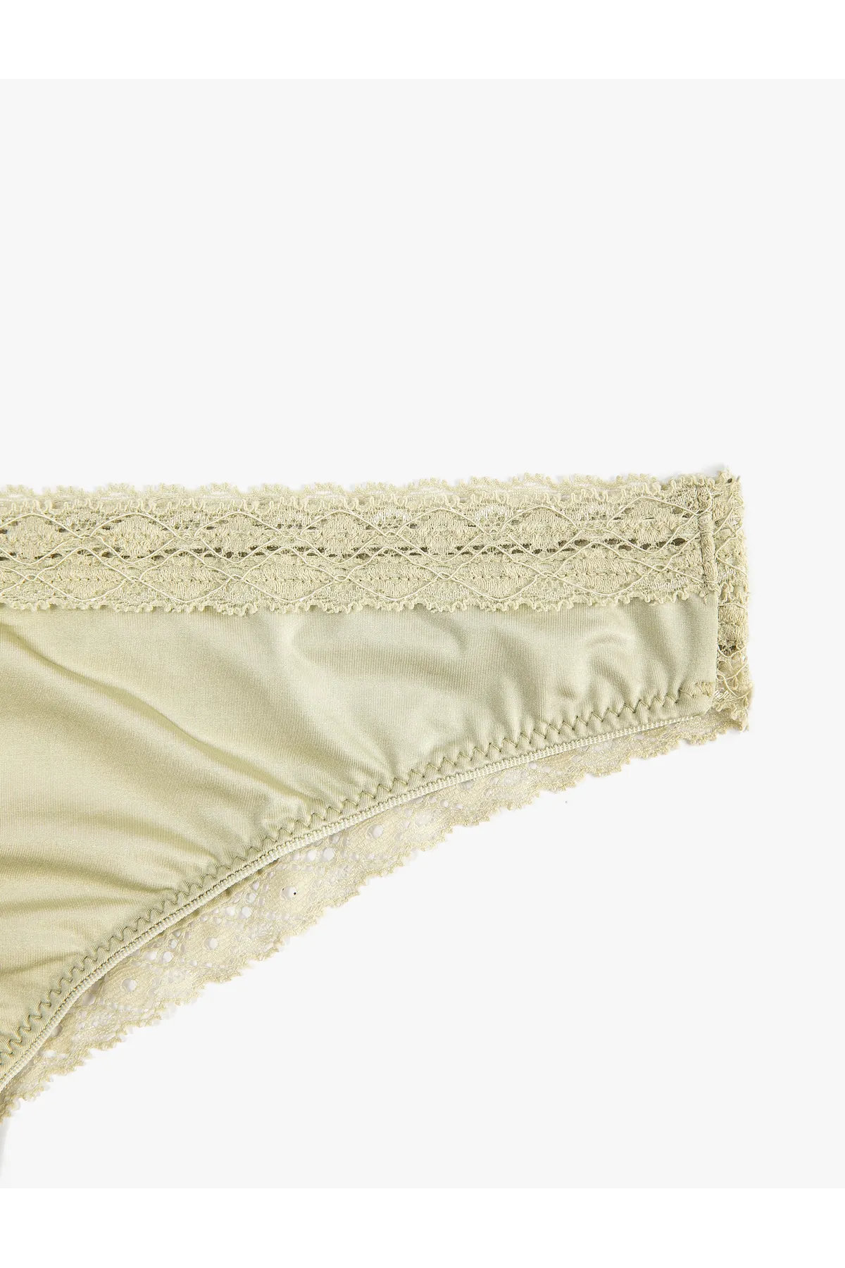 Koton  Brasilianisches Höschen aus Satin mit Spitzendetail