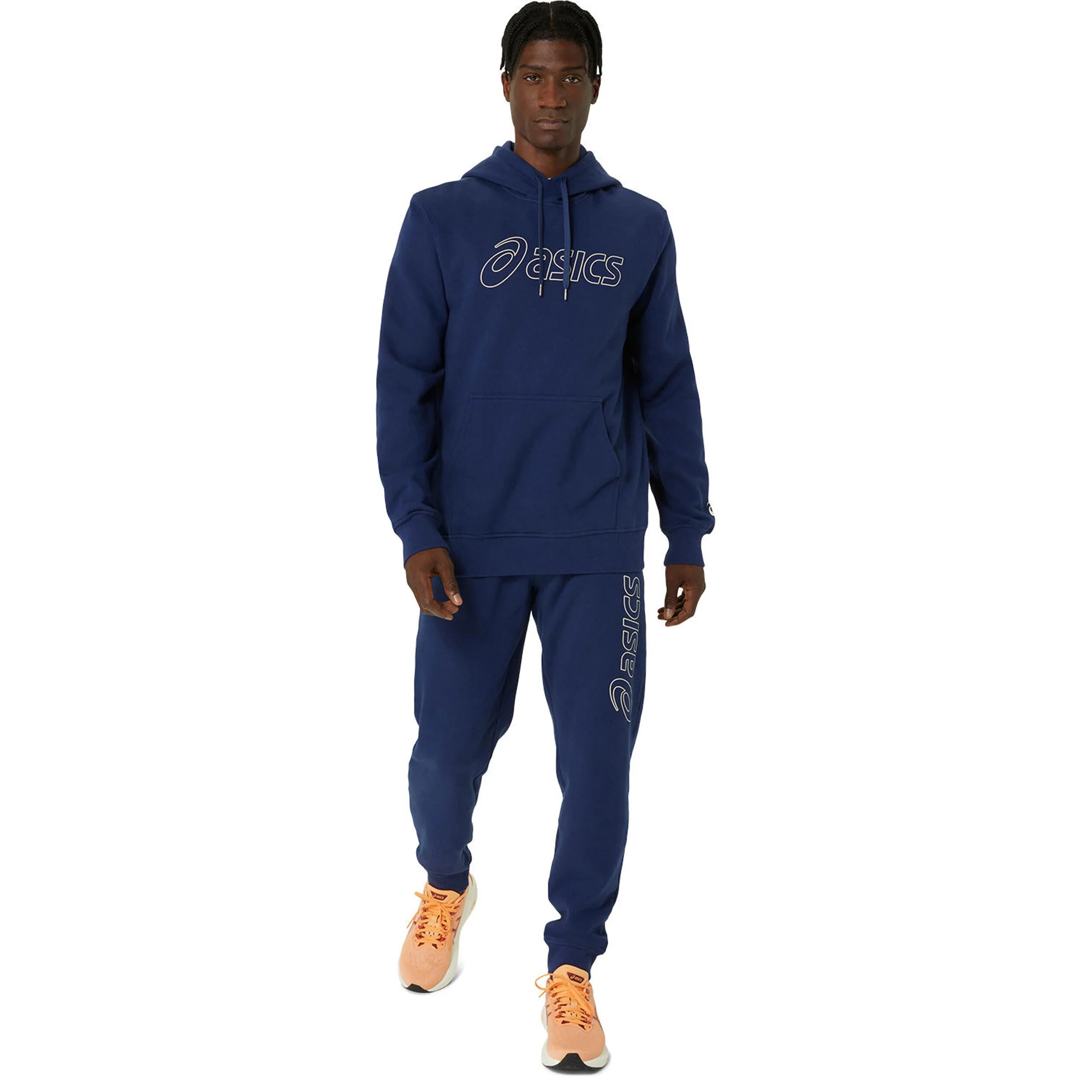 Logo Hoody Herren - Dunkelblau