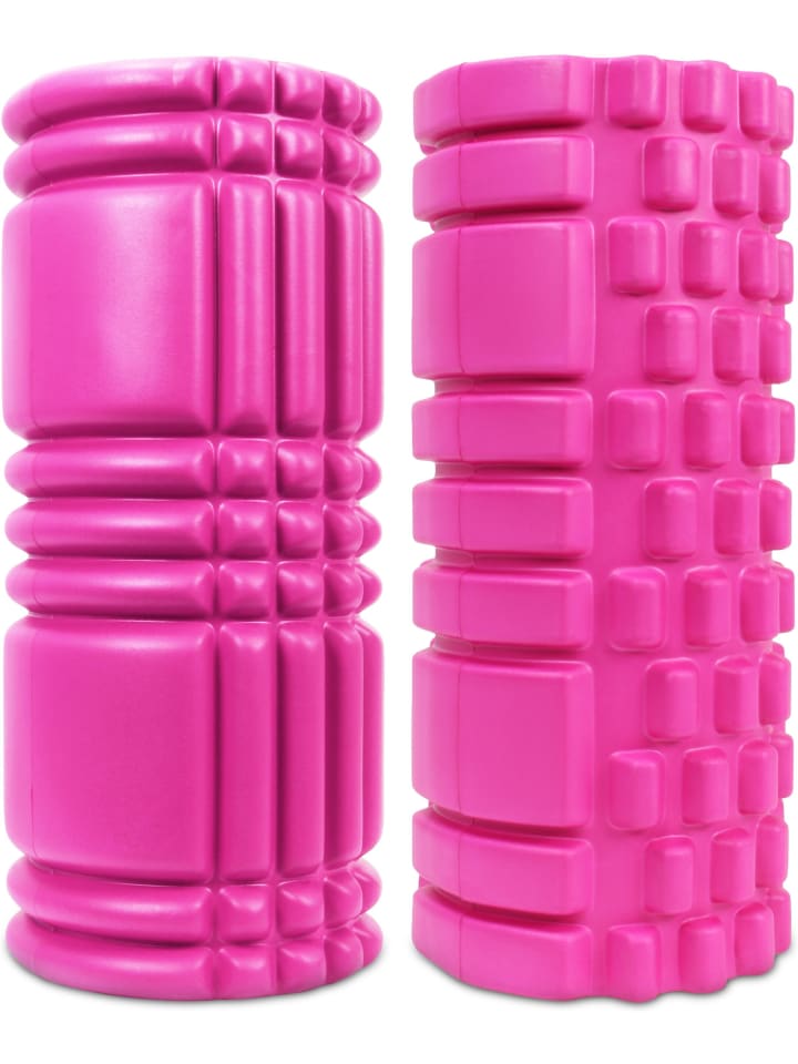 Normani Outdoor Sports 2 x Faszienrolle - Sportrolle Massageroller in Pink günstig kaufen onesize