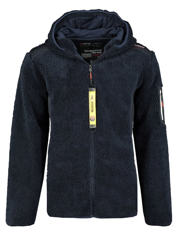 Geographical Norway Fleecejacke in Dunkelblau günstig kaufen