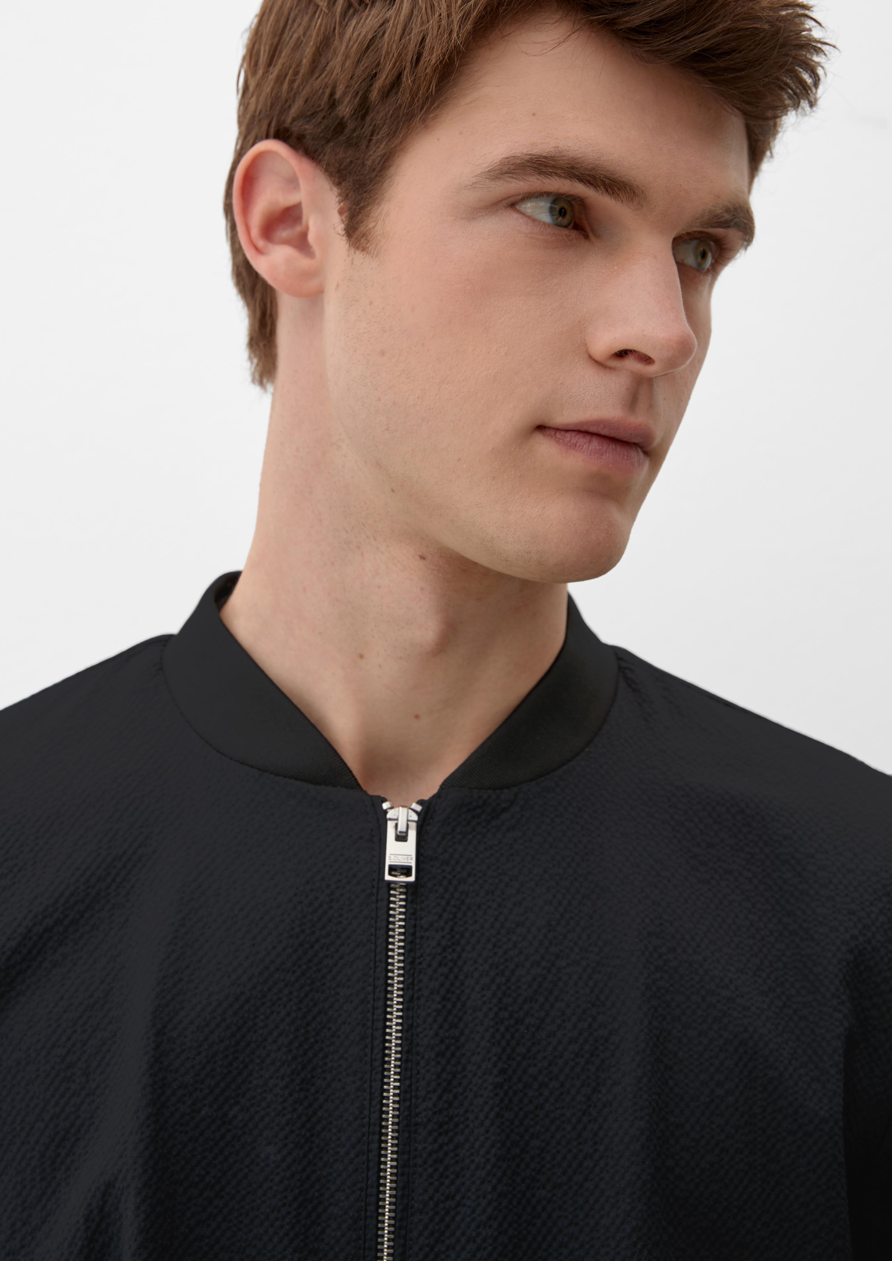 Blouson aus Seersucker  2128651-9999