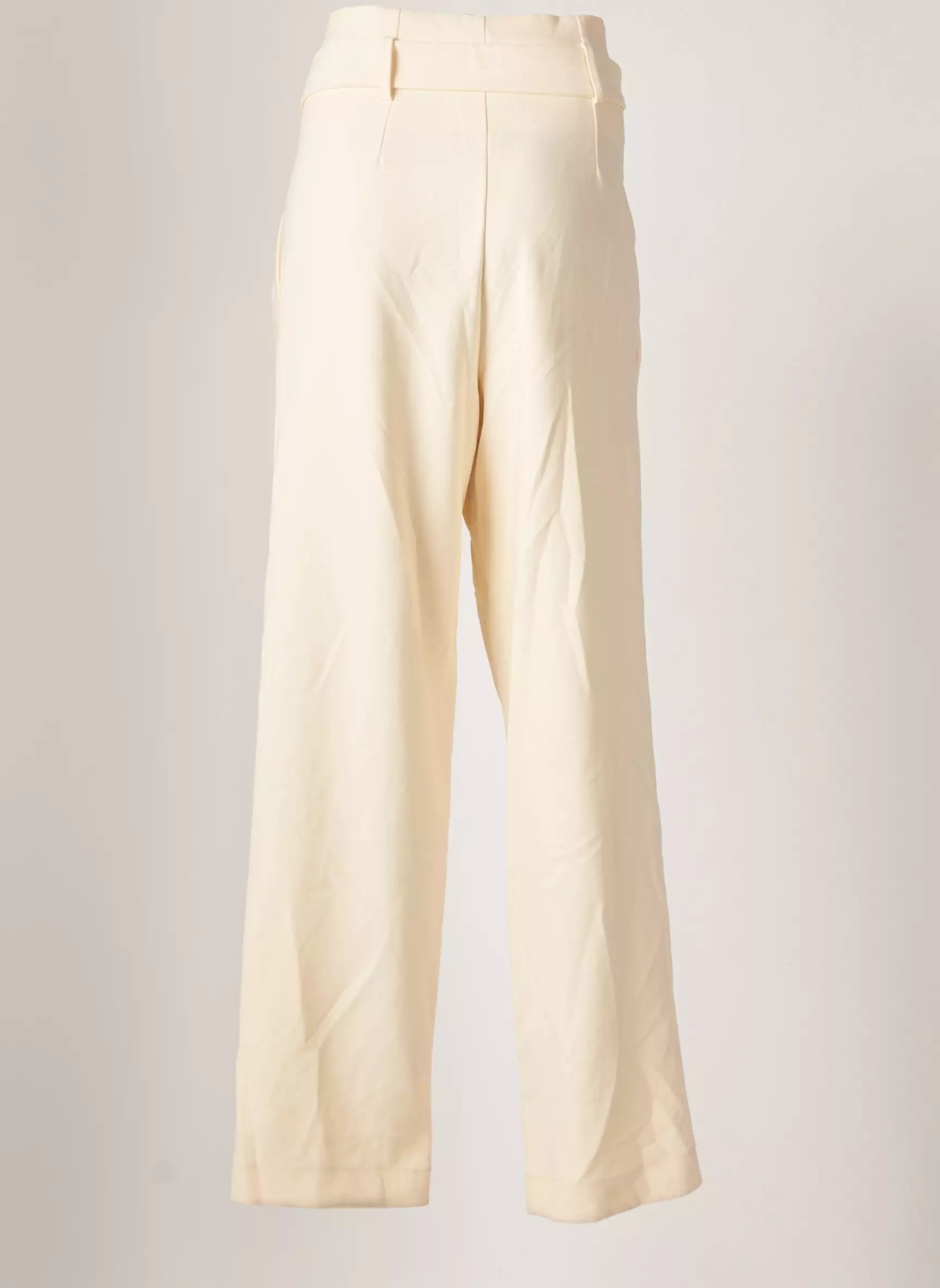 Astrid Black Label Pantalons Larges Femme couleur beige