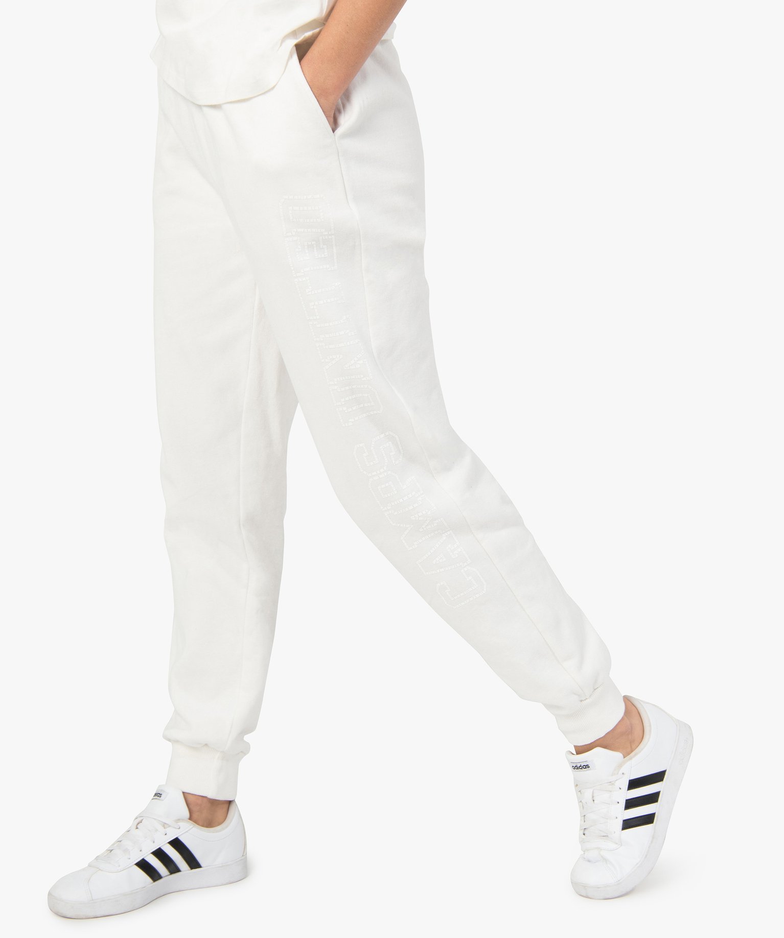 Pantalon de jogging femme – Camps United ecru | GEMO