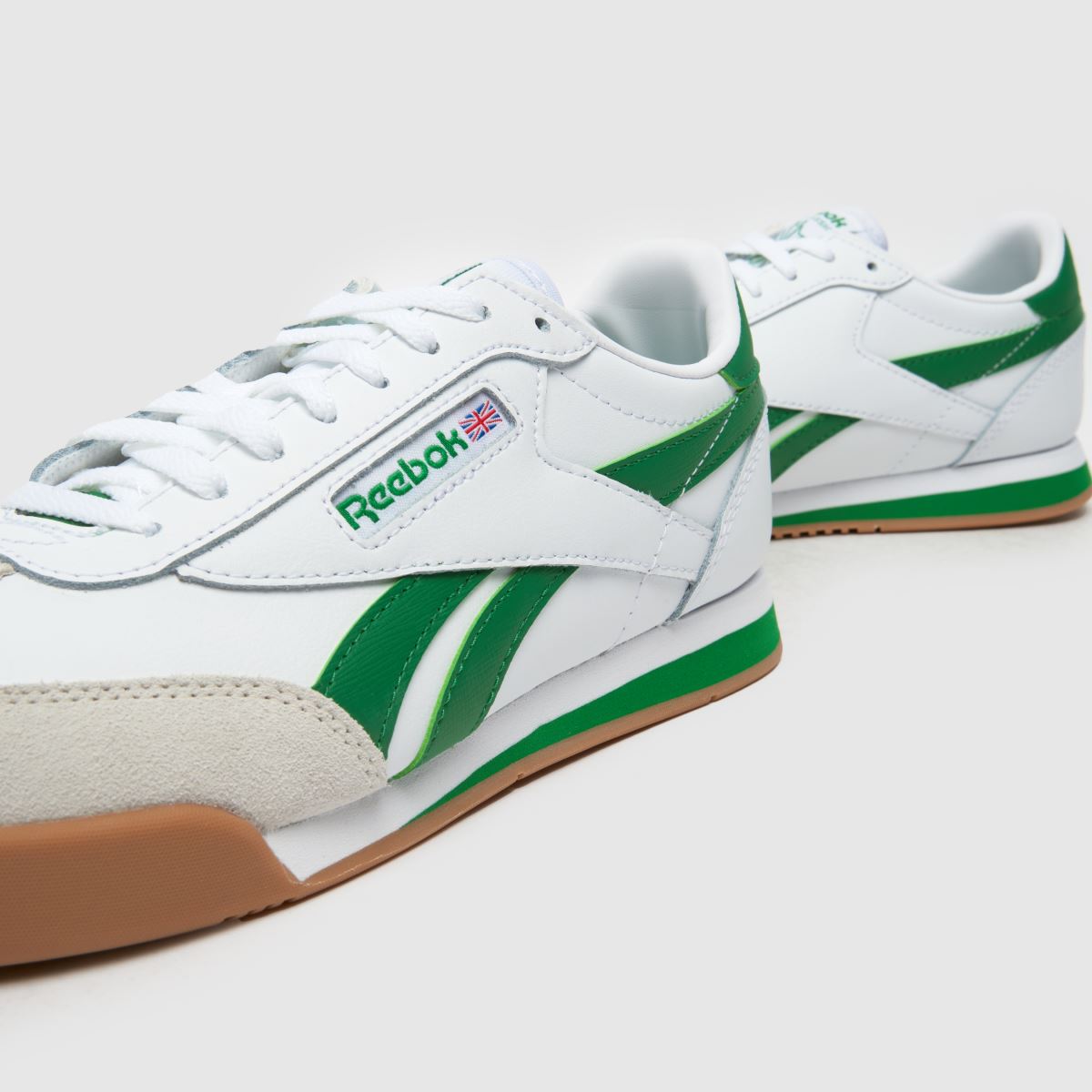 Reebok Campio XT športni copati v beli in zeleni barvi