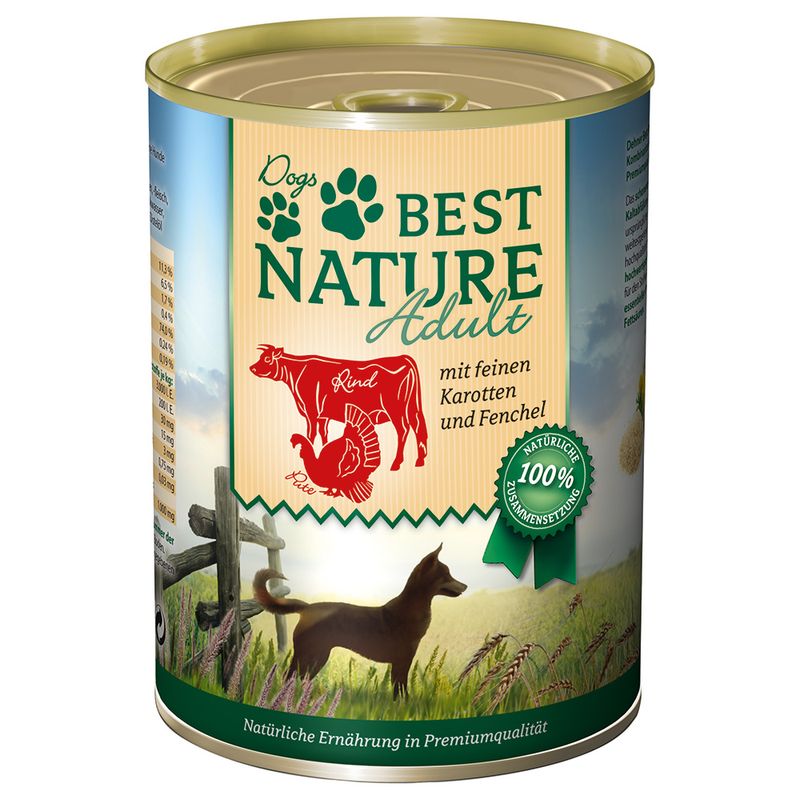 Sparpaket Best Nature Dog Adult 12 x 400 g