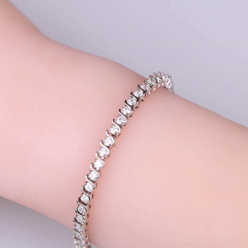 Kim Johanson Tennisarmband Anni (1-tlg), mit Zirkonia Kristalle