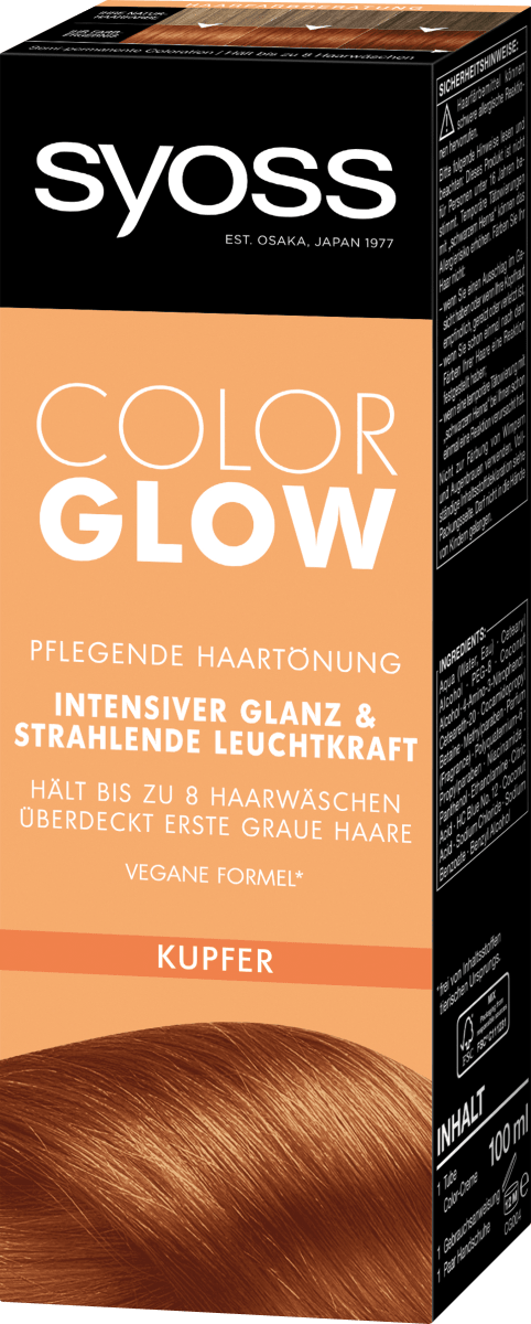 Haartönung Color Glow Kupfer, 100 ml