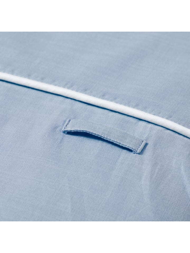 nordic coast company  Wickelauflage in Voile Blau - Grau (L) 70 cm, (B) 80 cm günstig kaufen onesize