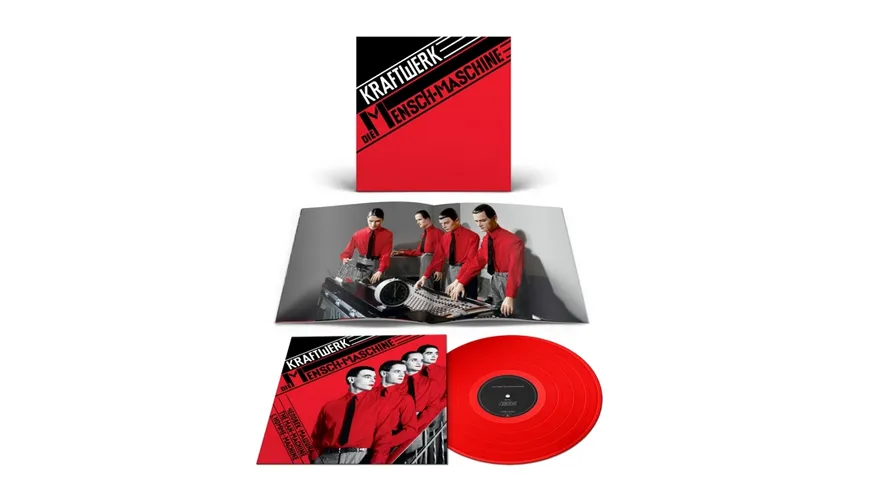Die Mensch-Maschine(German Version)(Colored Vinyl) Red Vinyl