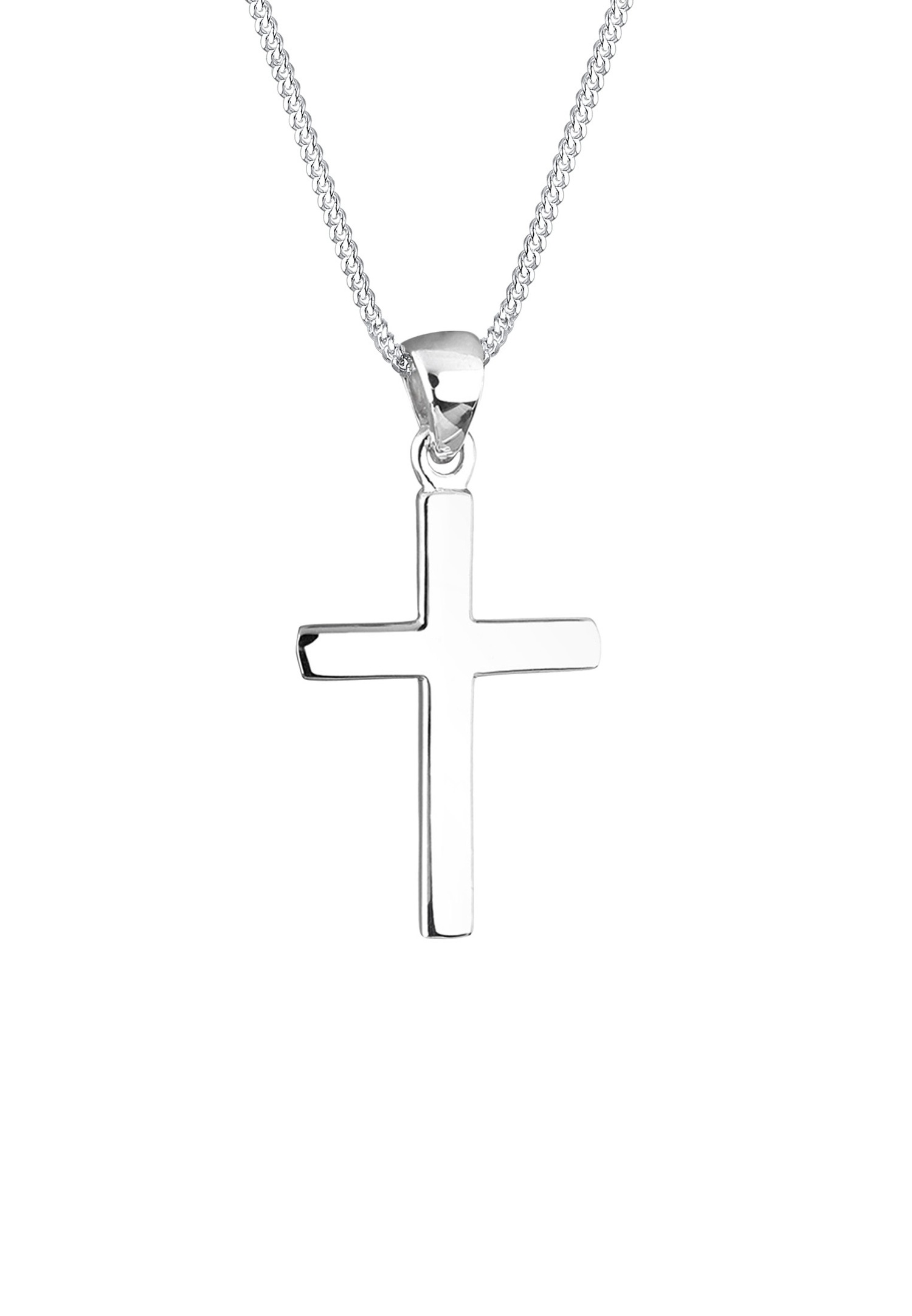 Elli Halskette Kreuz Symbol Kommunion Konfirmation 925 Silber