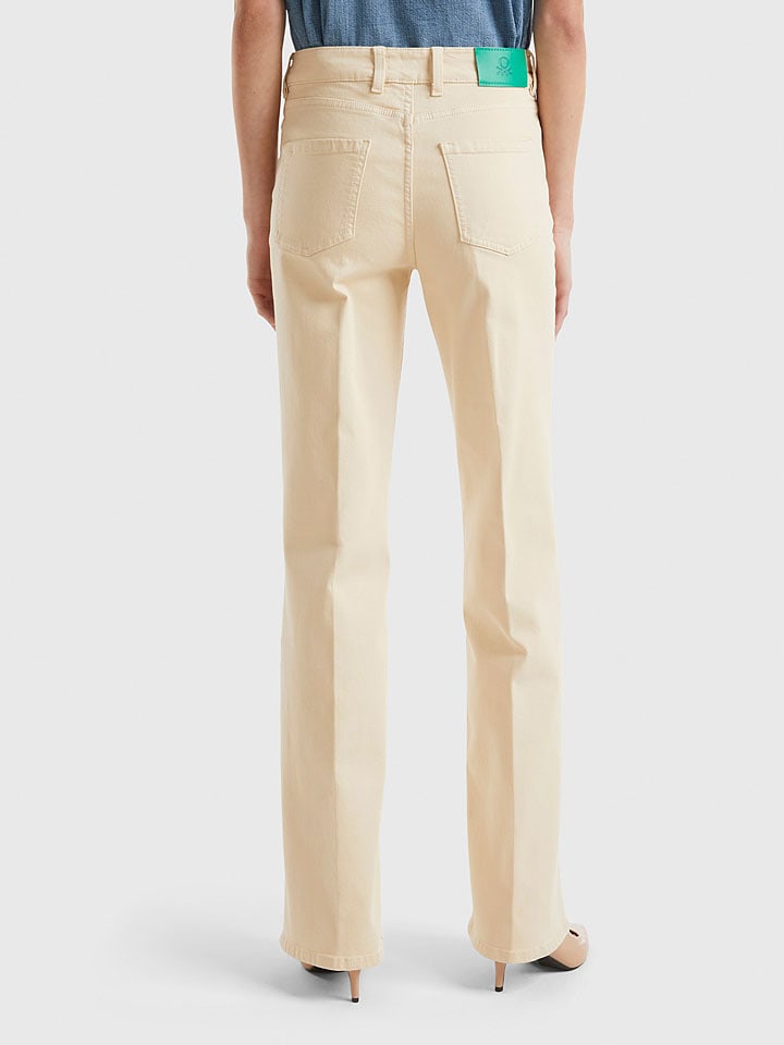 Benetton Jeans - Flare fit - in Beige günstig kaufen