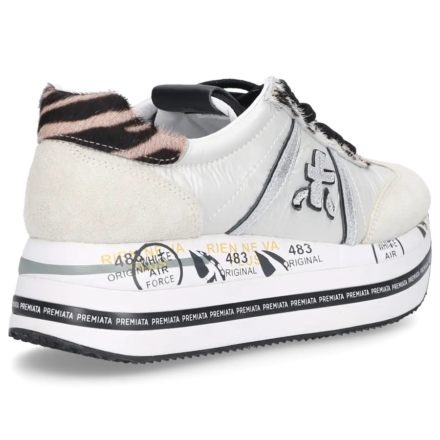 Premiata - Sneaker low BETH Veloursleder - weiß