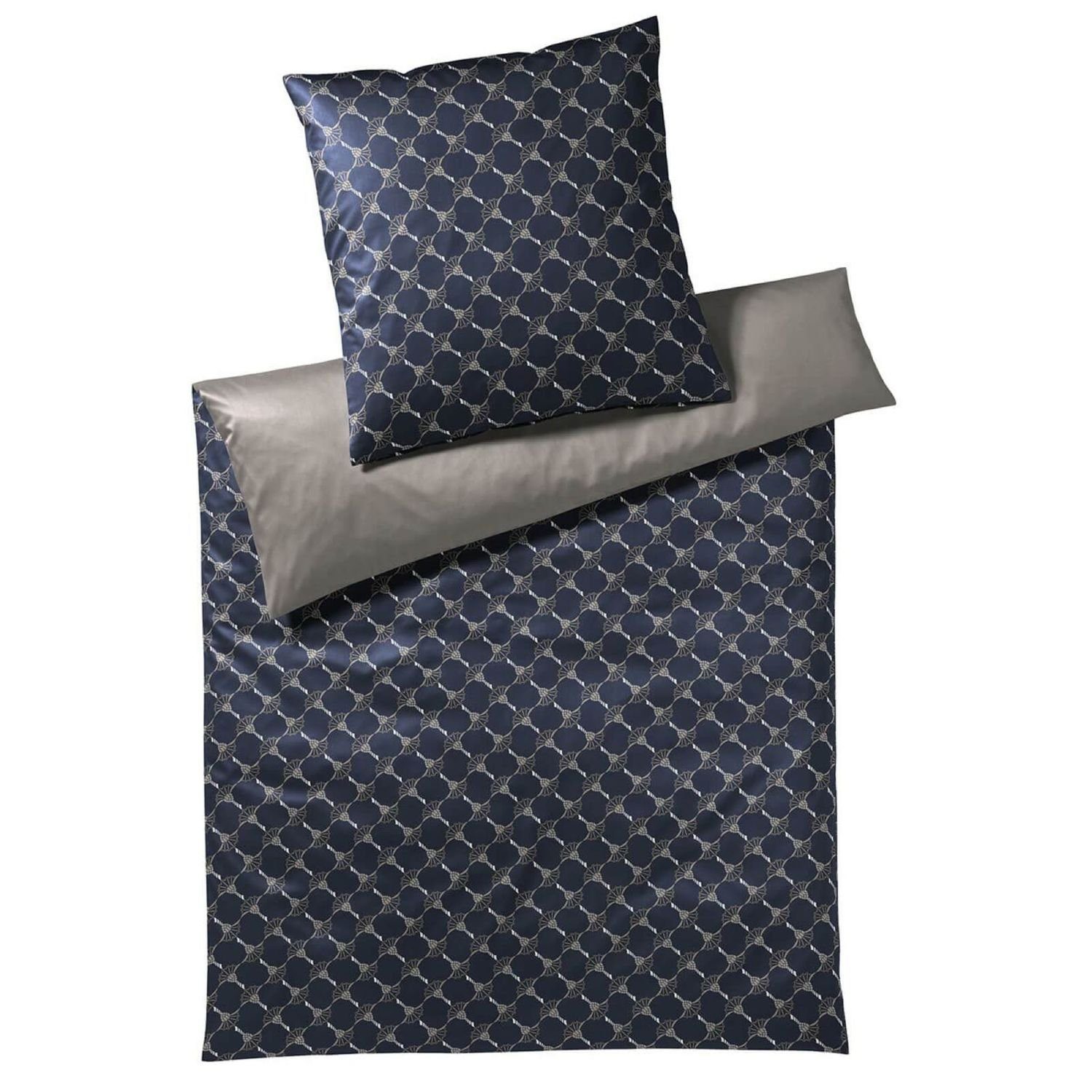 Bettwäsche Cornflower Double 4083 22, Joop!, Mako-Satin, 2 teilig, Feldblume, Musterung