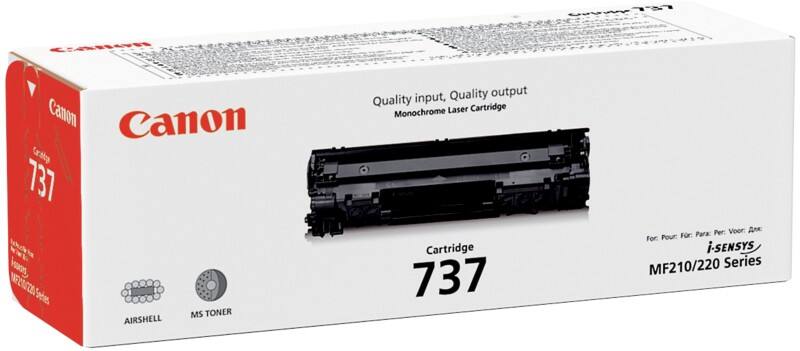 Canon 737 Original Tonerkartusche Schwarz