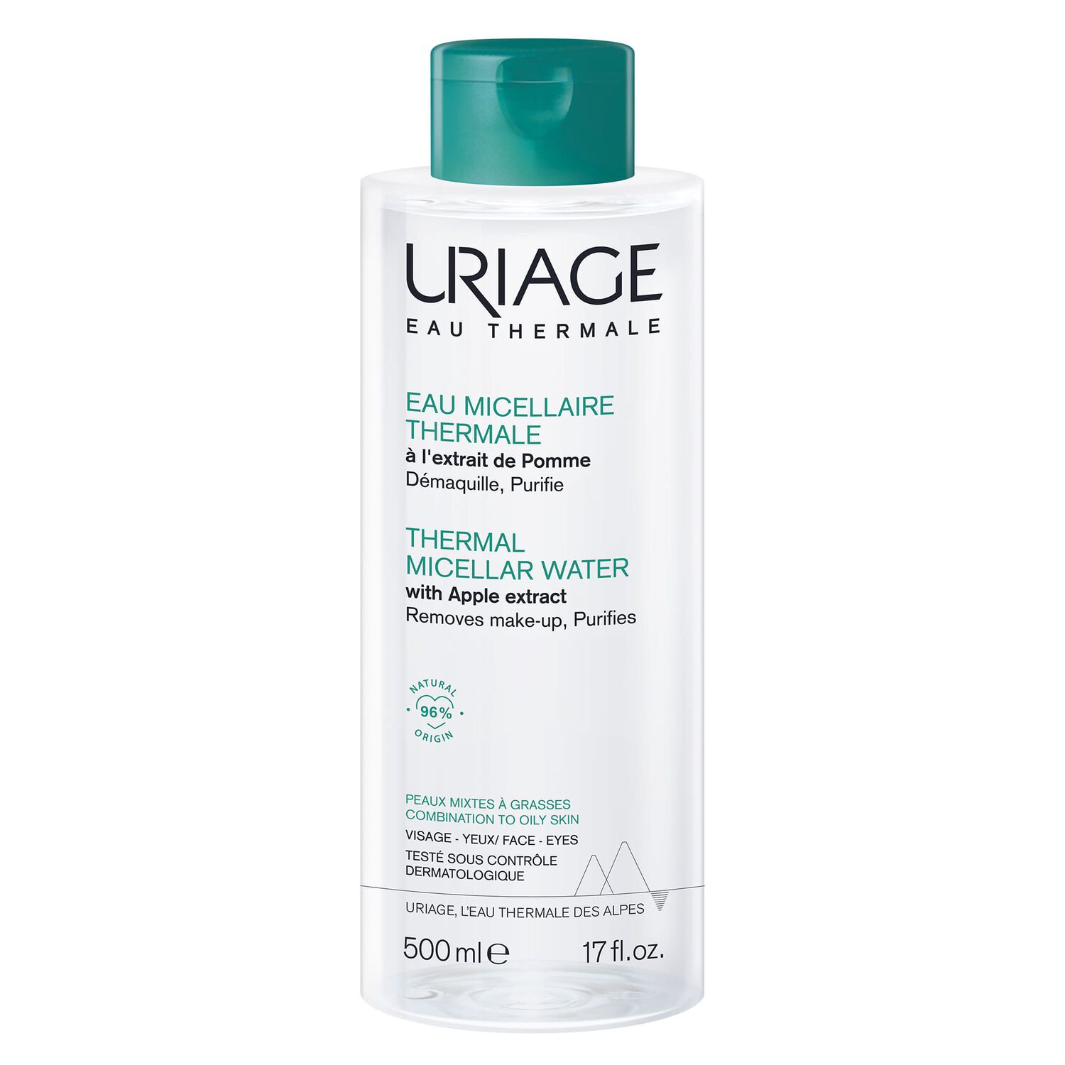 Uriage Eau Micellaire Thermale Peaux Mixtes à Grasses