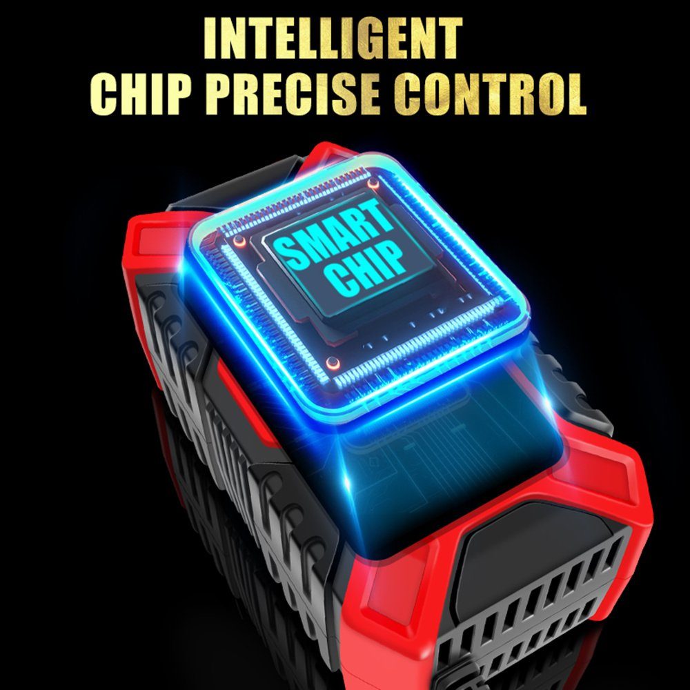 autolock Profi Batterieladegerät, 12 V/8 A 24 V/4 A intelligentes Autobatterie-Ladegerät (automatisches Batterieladegerät, Wartungsgerät mit LCD-Display)
