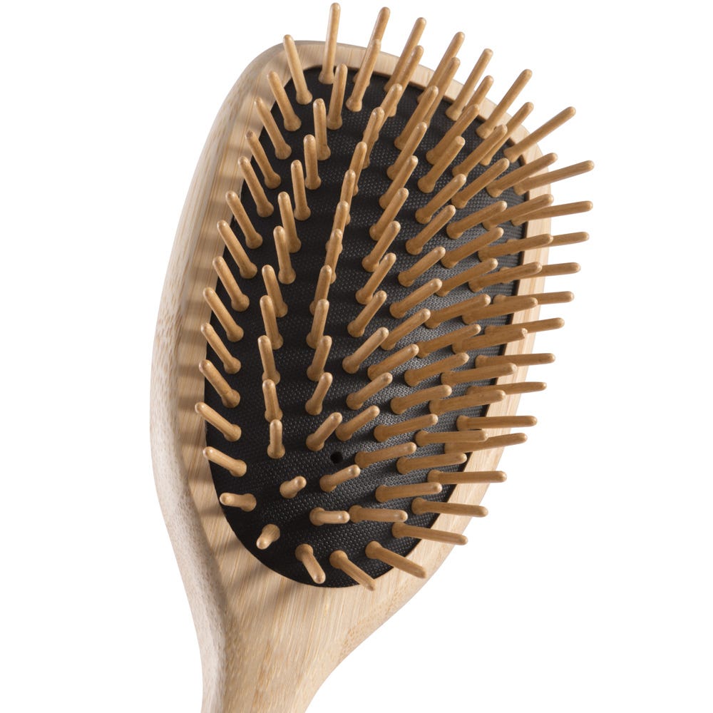 PARSA Beauty Profi FSC Holz Haarbürste Groß Oval mit Holzstiften