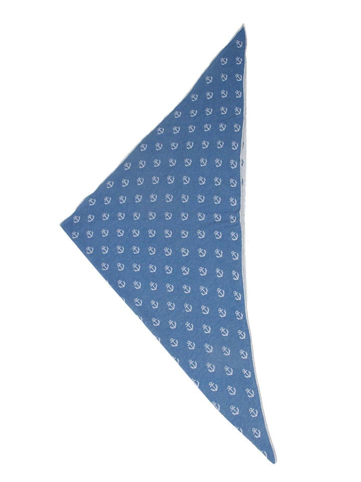 Zwillingsherz Dreieckstuch in Blau - (L)200 x (B)130 cm günstig kaufen onesize