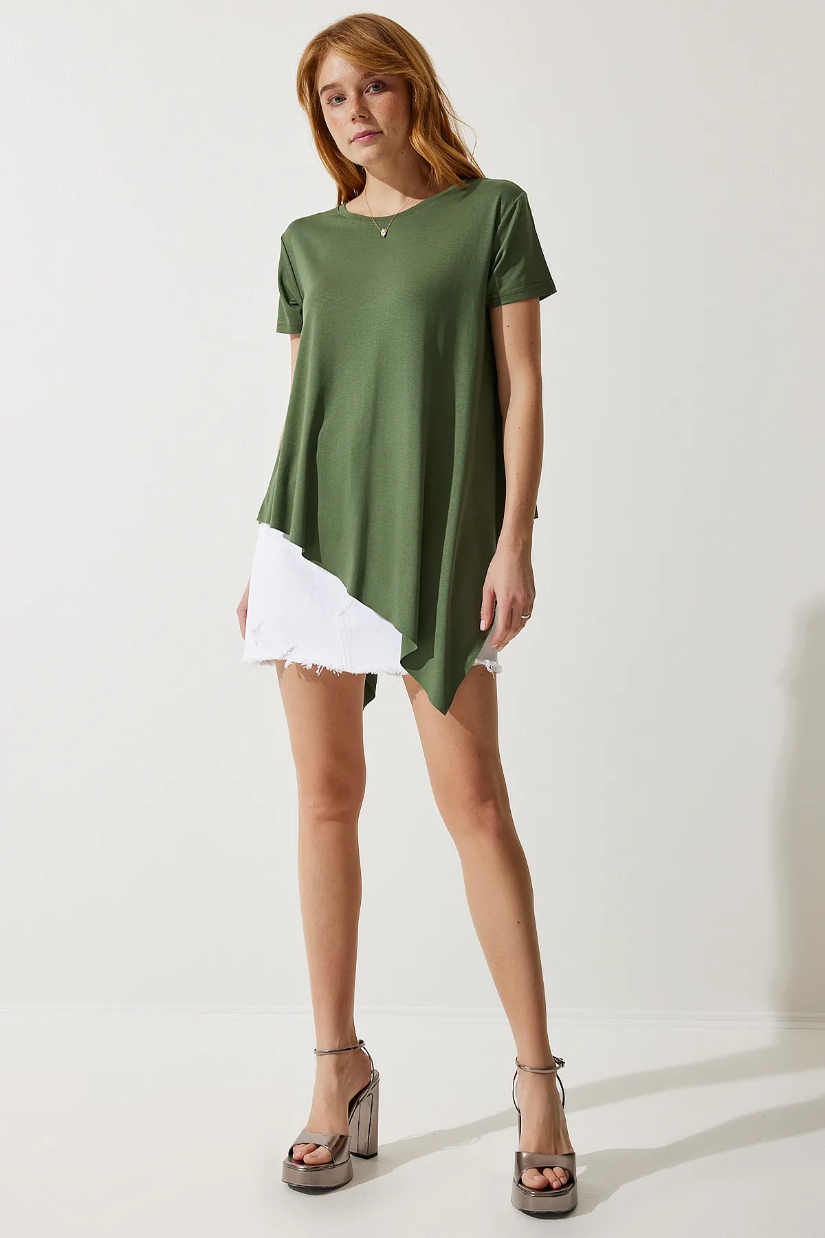 Happiness İstanbul  Tunika - Khaki - Regular Fit