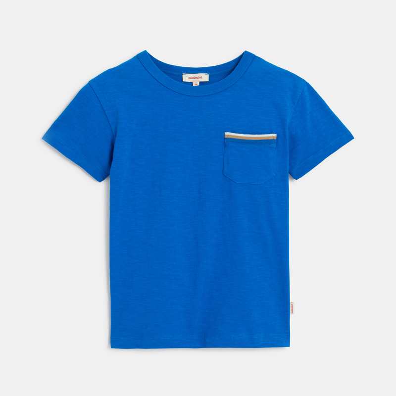 T-shirt garçon poche bleu Catimini
