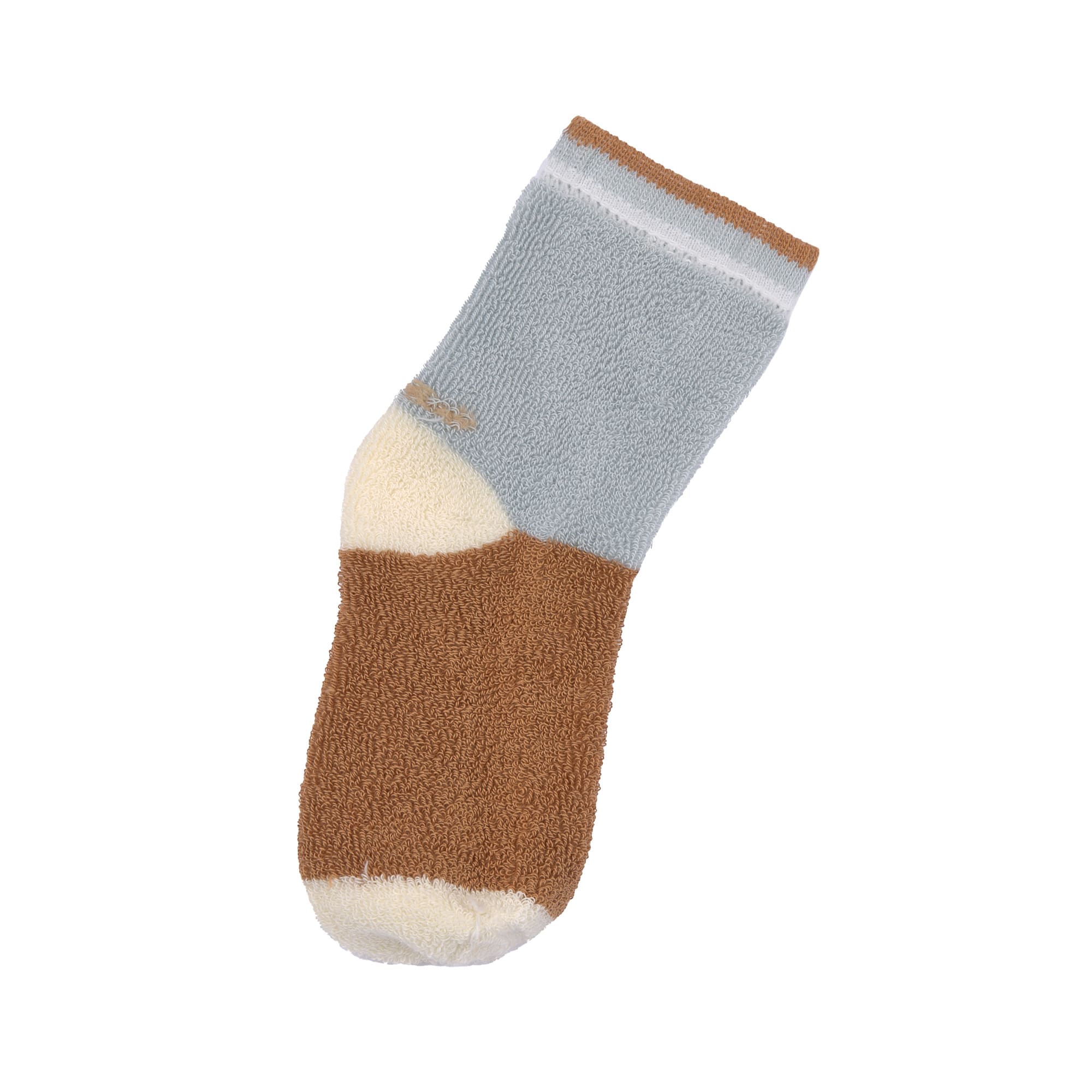 Kinder Antirutsch-Socken (2er-Set), Hellblau Karamell
