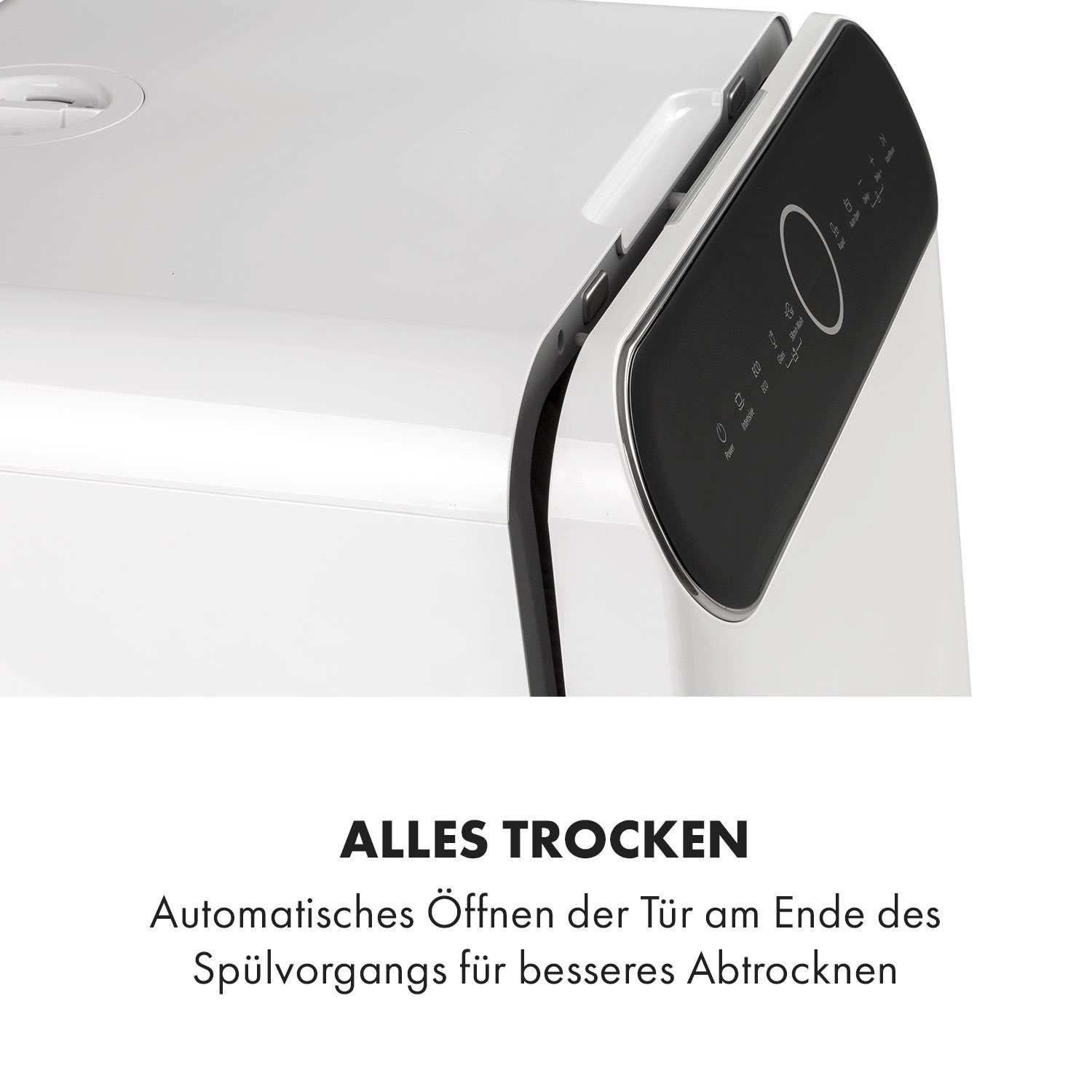 Klarstein Standgeschirrspüler Oceana Geschirrspüler freistehend installationsfrei 2 Gedecke 860W, 10035304, 6 l