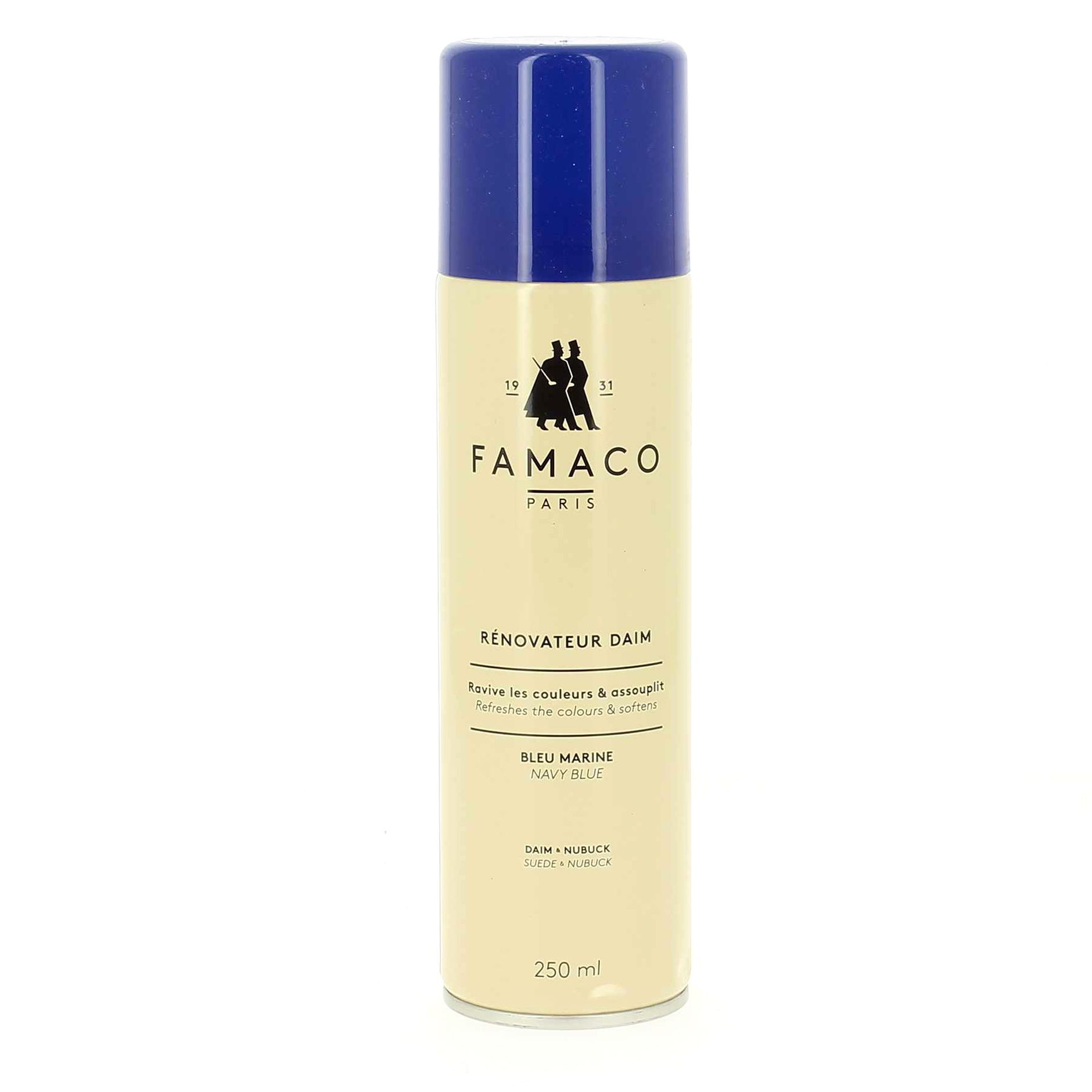 Famaco Spray Rénovateur Daim velours et nubuck bleu