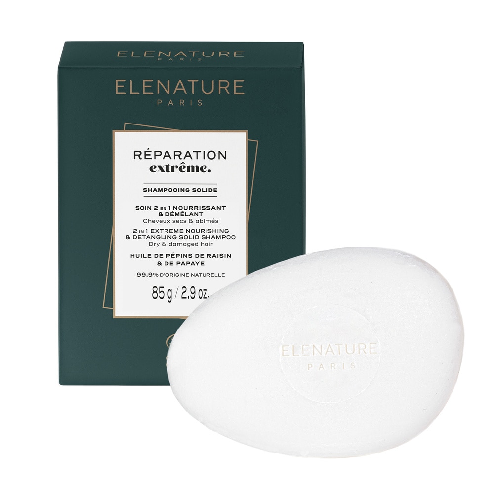 elenature Shampooing Solide 2-en-1 Nourrissant & Démêlant Shampoooing solide