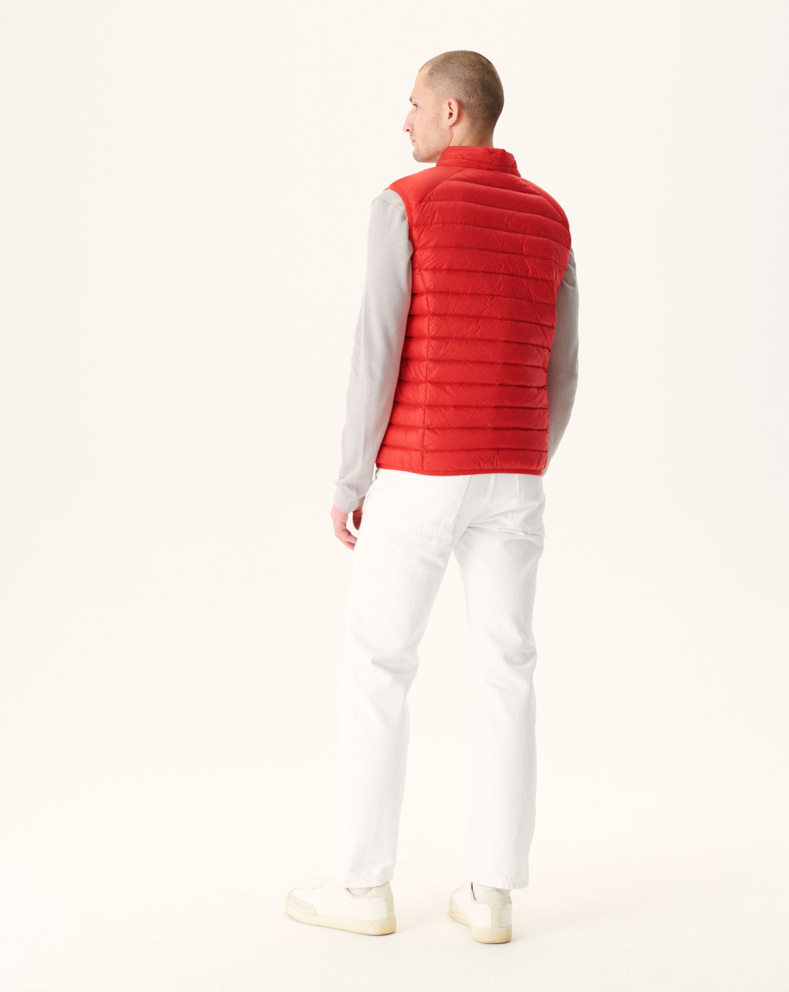 Doudoune sans manches Rouge vif Tom