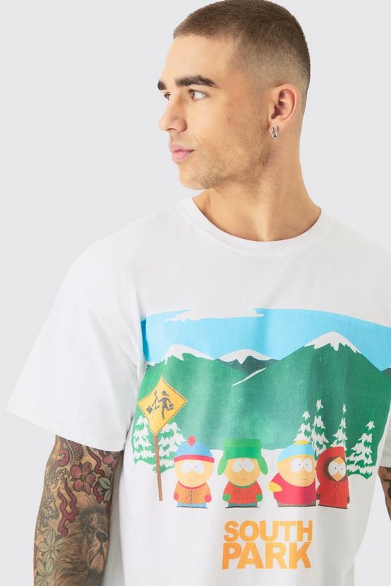 Oversize T-Shirt mit lizenziertem South Park Print