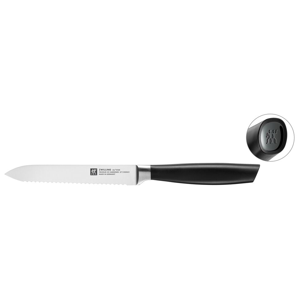 Universalmesser 13 cm, Schwarz