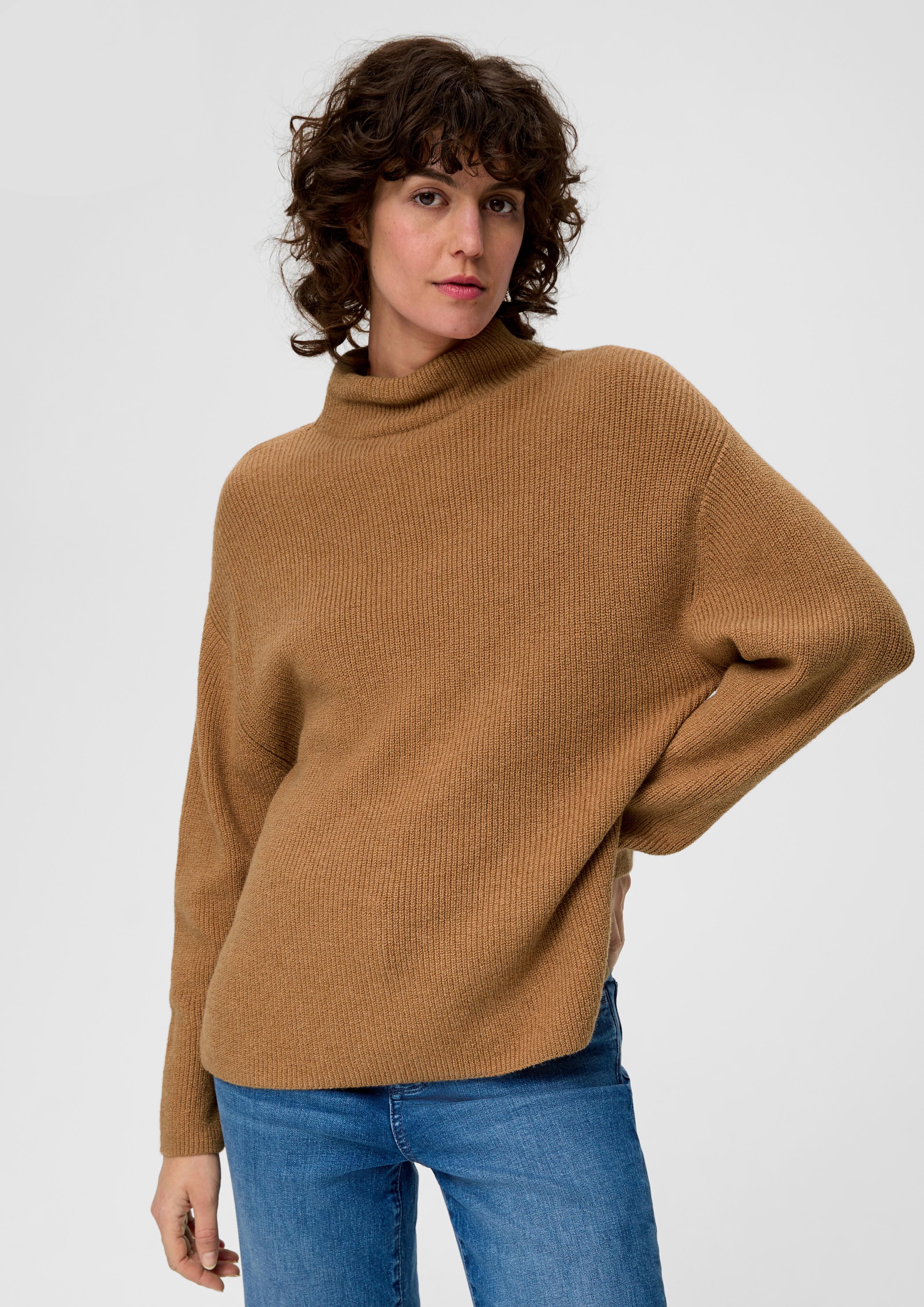 Strickpullover mit Stehkragen  2137202-84W5
