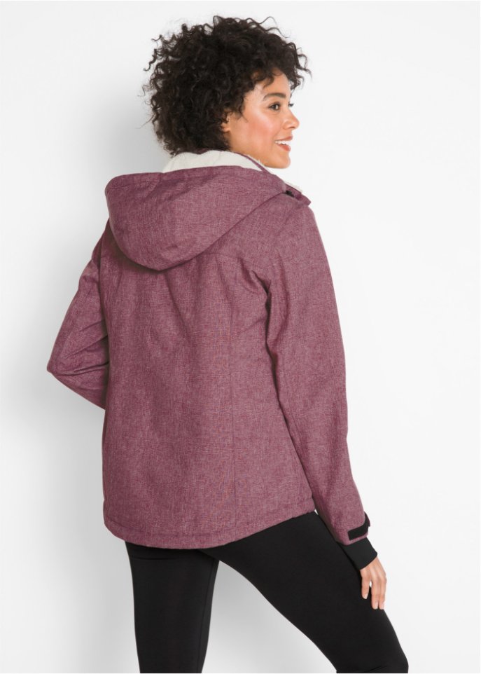 Outdoor-Funktions-Jacke mit Teddyfleece