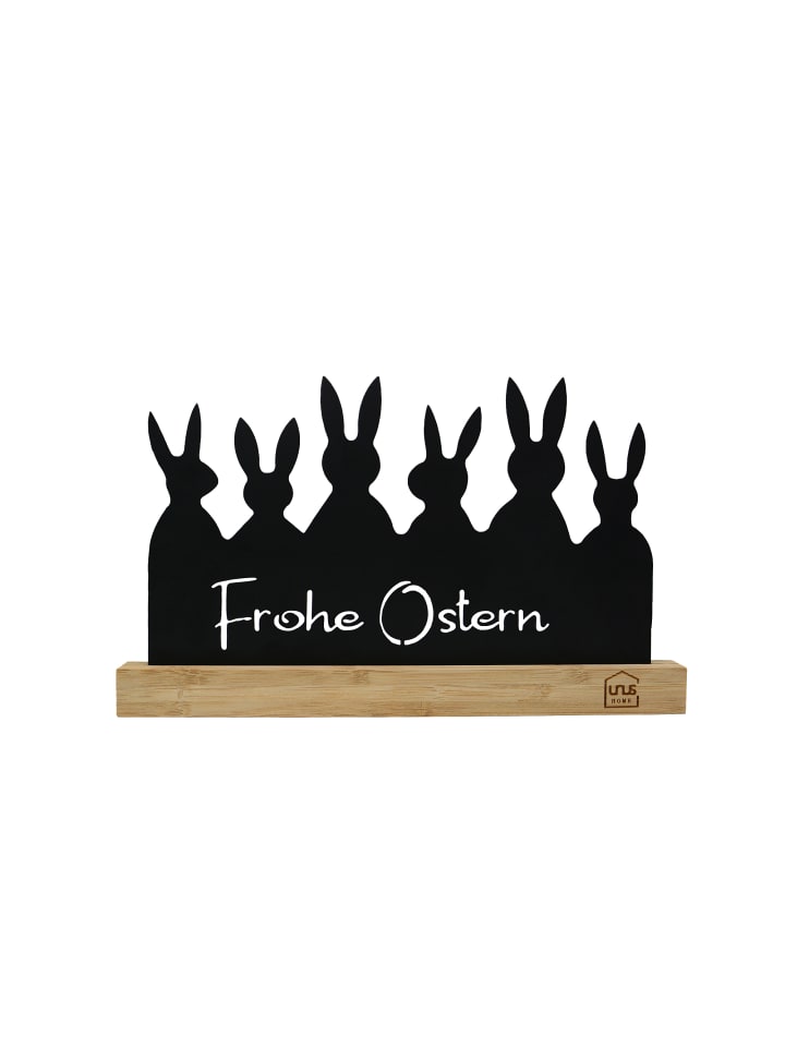 UNUS Aufsteller Frohe Ostern Oster-Silhouette in Schwarz günstig kaufen