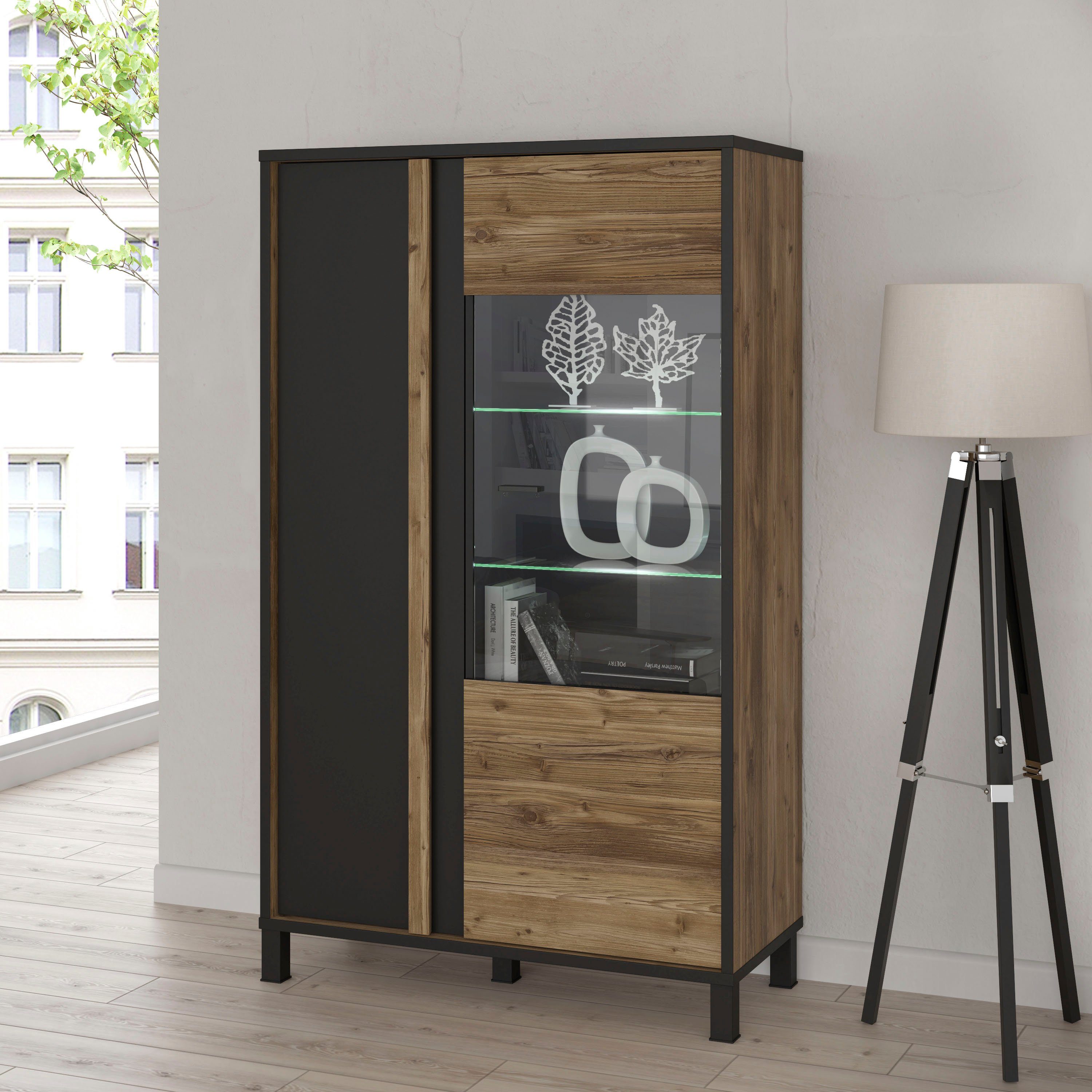 FORTE Highboard Hayato, Höhe ca. 159 cm