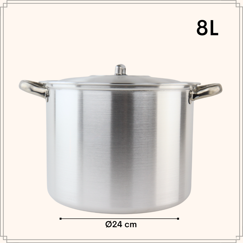 Orange85 Emaille 8 Liter Suppentopf