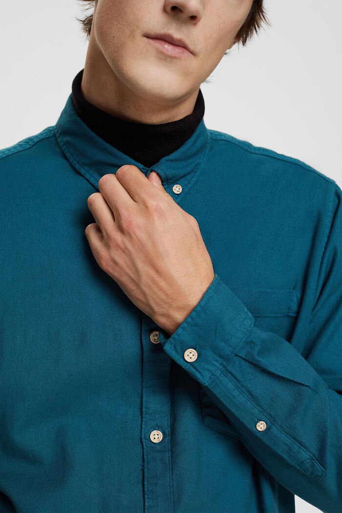 Button-Down-Hemd aus Baumwolle