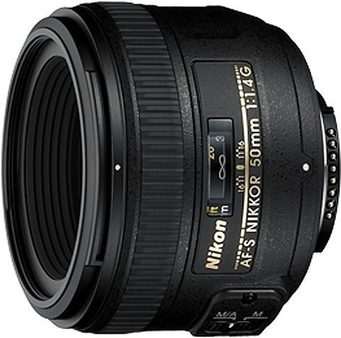 Nikon AF-S NIKKOR 50 mm 1:1,4G Objektiv, (INKL. HB-47 u. CL-1013)
